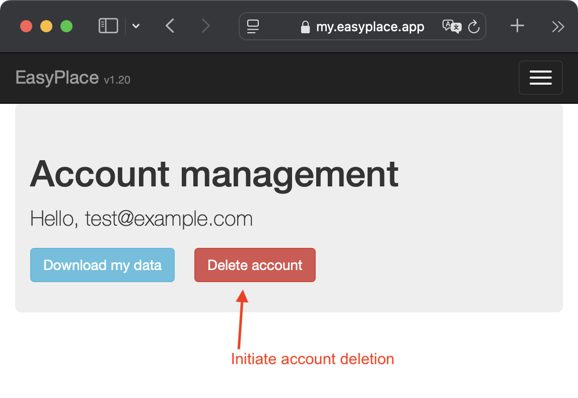 EasyPlace deletion step 3